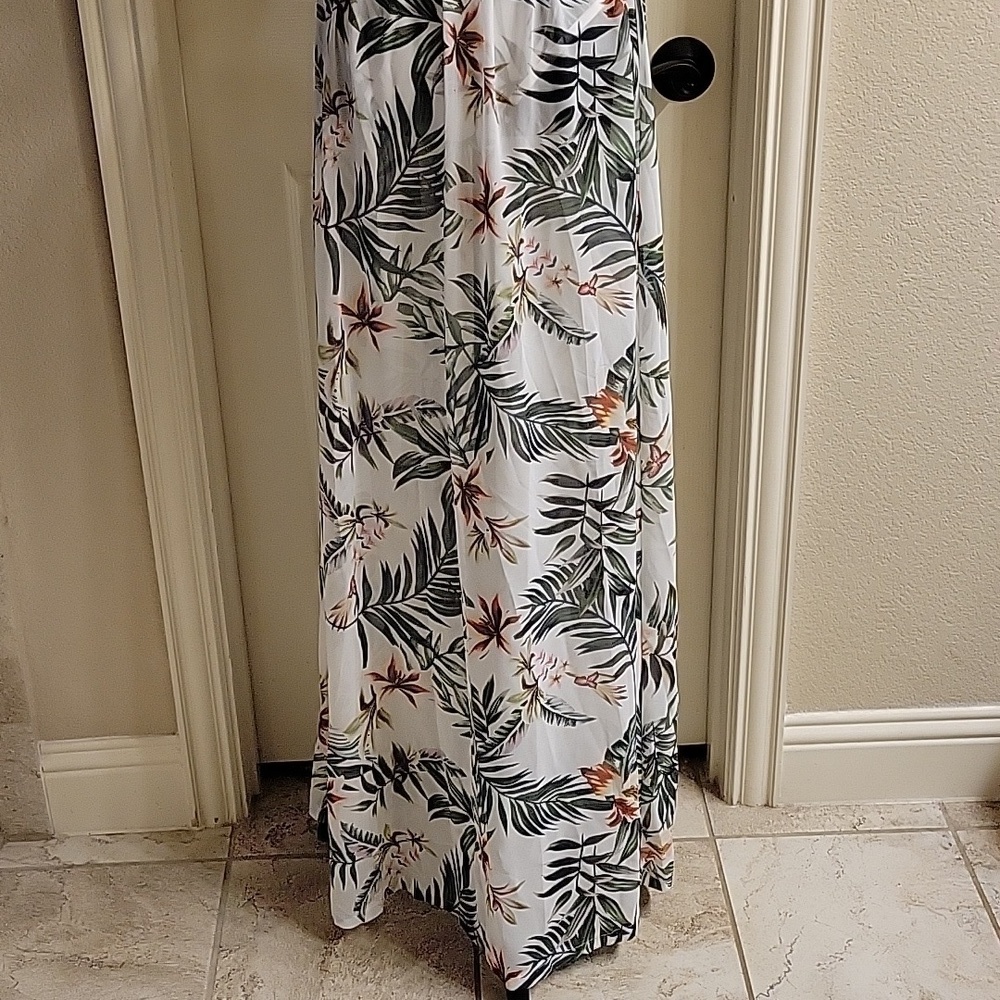 Tropical Floral Maxi Dress 2 Piece NWT - Picture 12 of 15